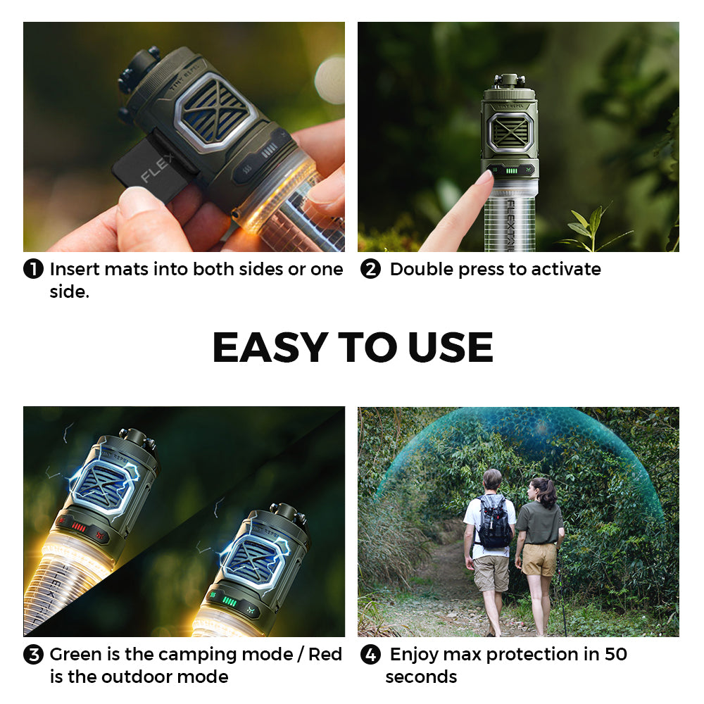 TINY REPEL- 3-in-1 Mosquito Repellent with Camping Lantern