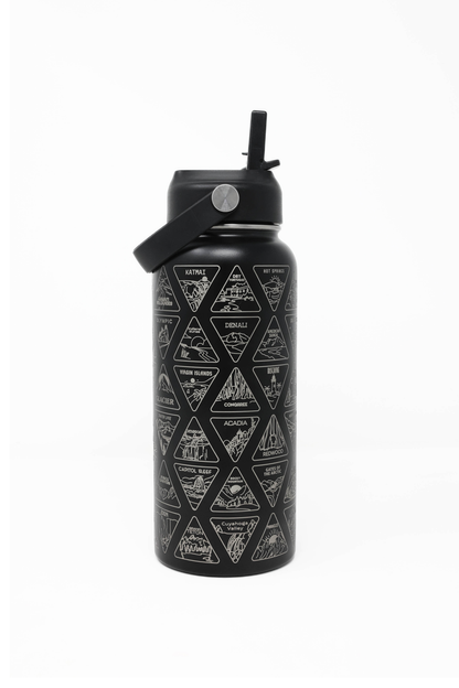 The Original Parks of the USA Bucket List Bottle | Black [Backorder]