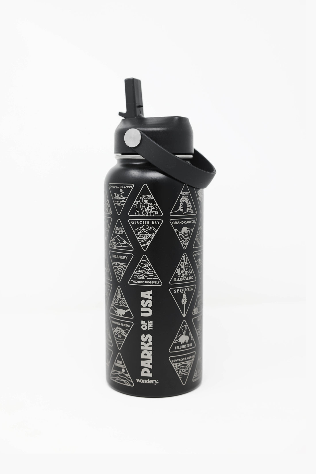 The Original Parks of the USA Bucket List Bottle | Black [Backorder]