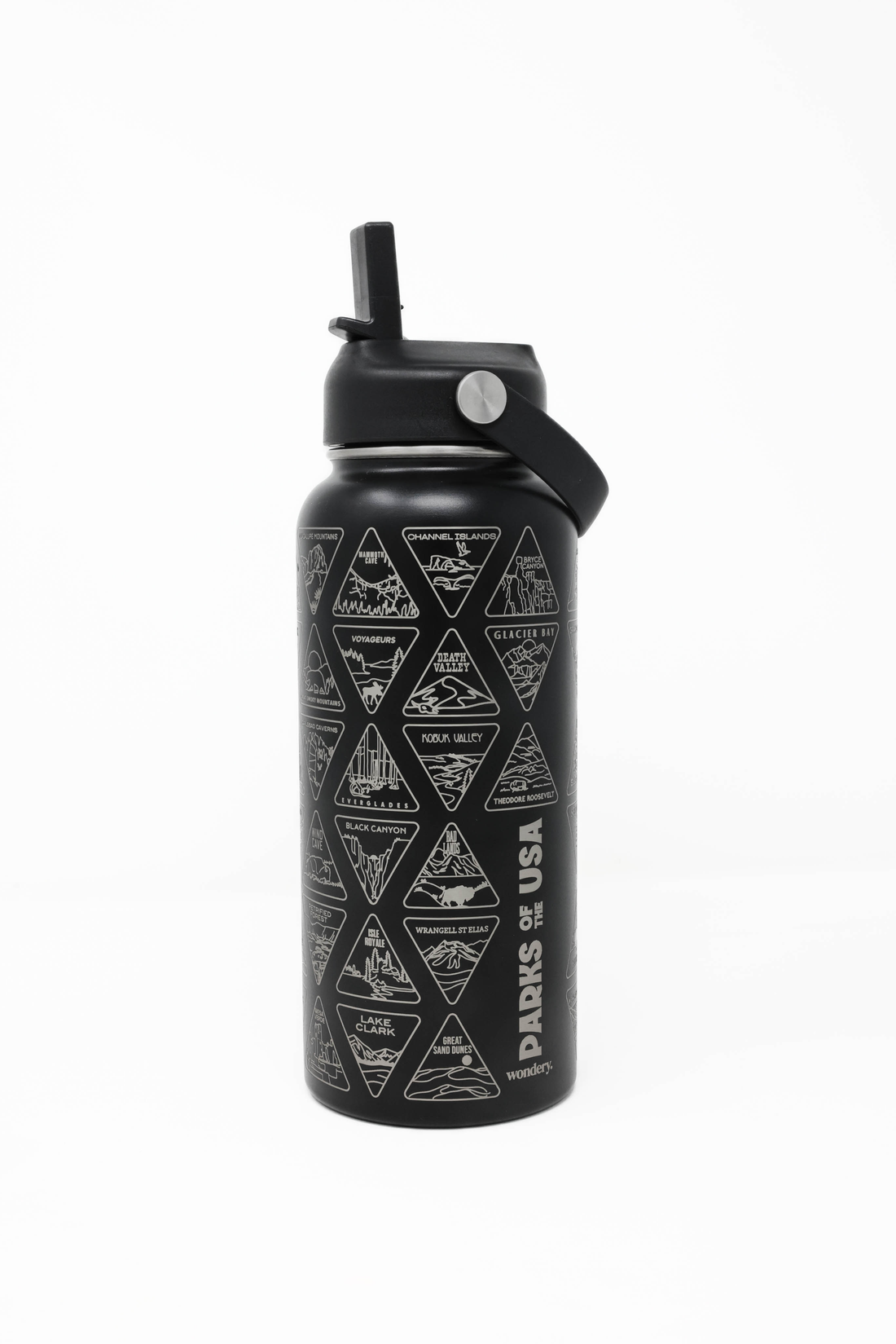 The Original Parks of the USA Bucket List Bottle | Black [Backorder]