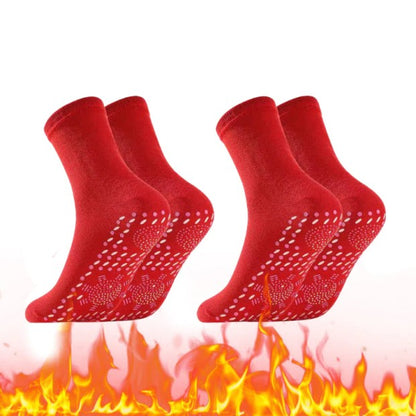 Tourmaline acupressure self-heating shaping socks