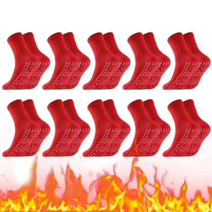 Tourmaline acupressure self-heating shaping socks