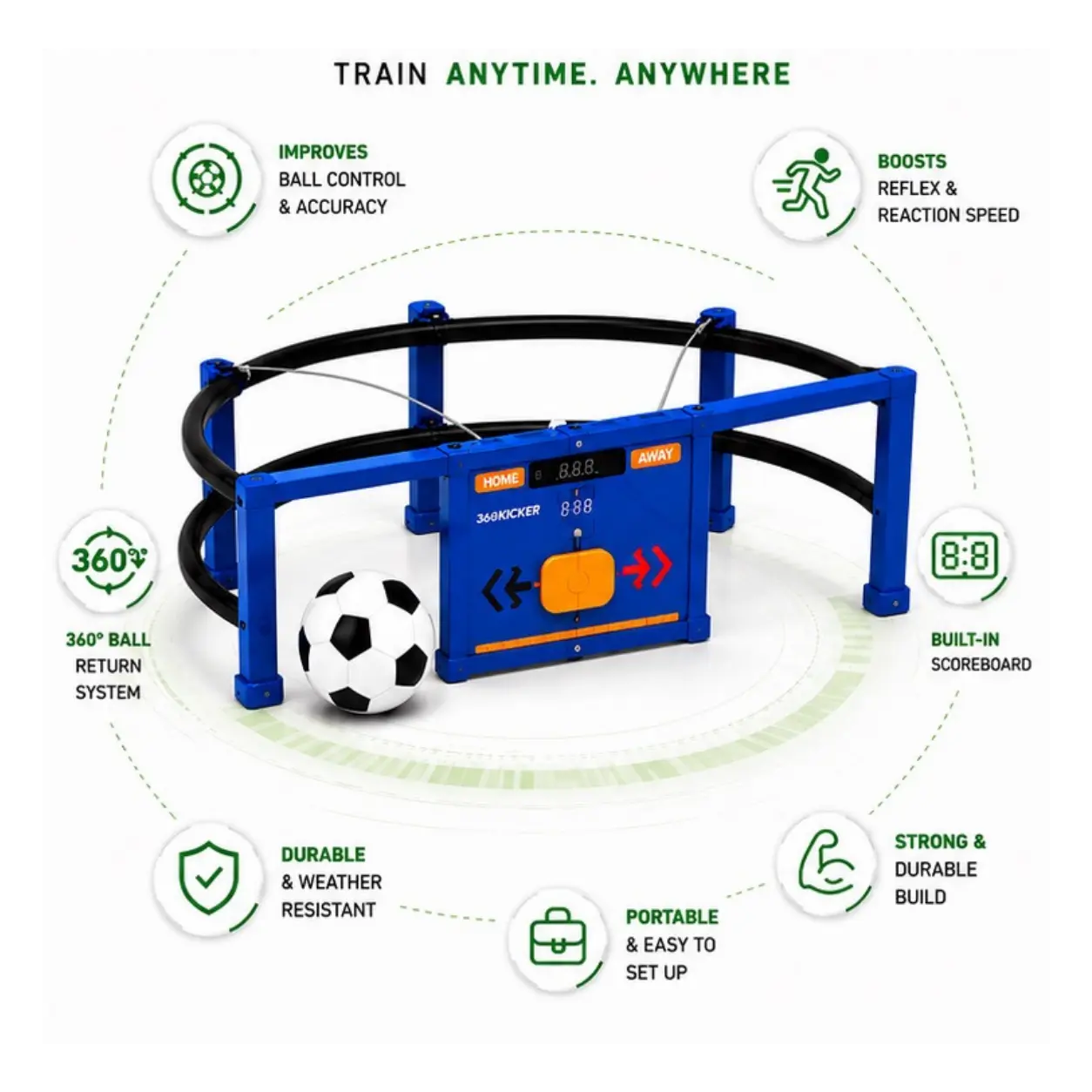 Soccer Training Rebound Kicker