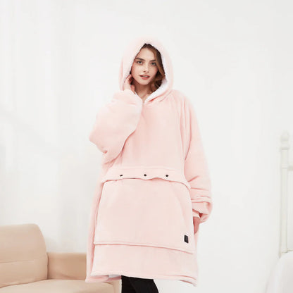 CozyCore Heated Oversized Hoodie Blanket