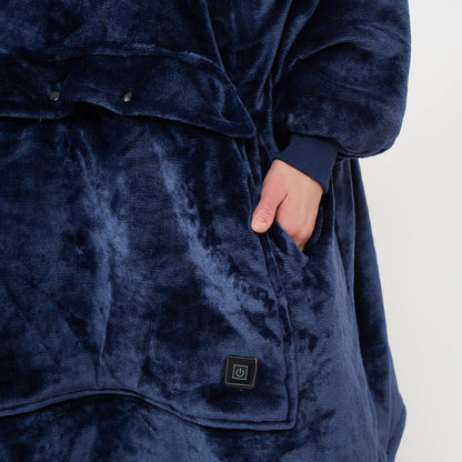 CozyCore Heated Oversized Hoodie Blanket