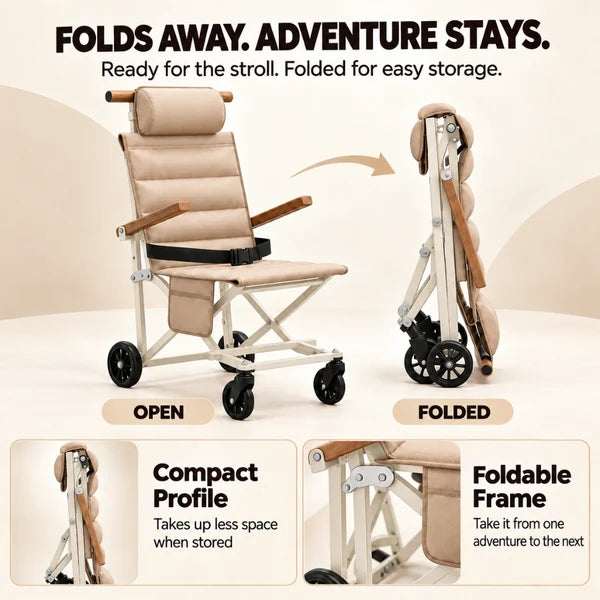 Bring Mom Along – Foldable Comfort Chair