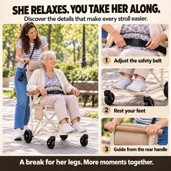 Bring Mom Along – Foldable Comfort Chair
