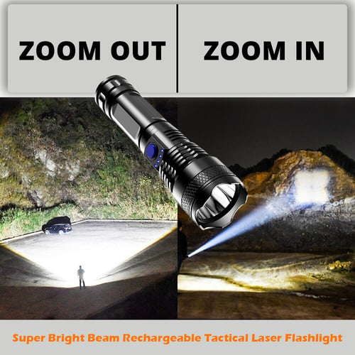 🎁 Last Day Promotion- SAVE 70% 🏠LED Rechargeable Tactical Laser Flashlight