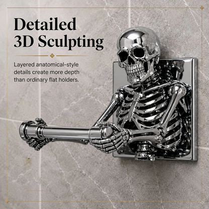 BoneKeeper 3D Skeleton Toilet Paper Holder