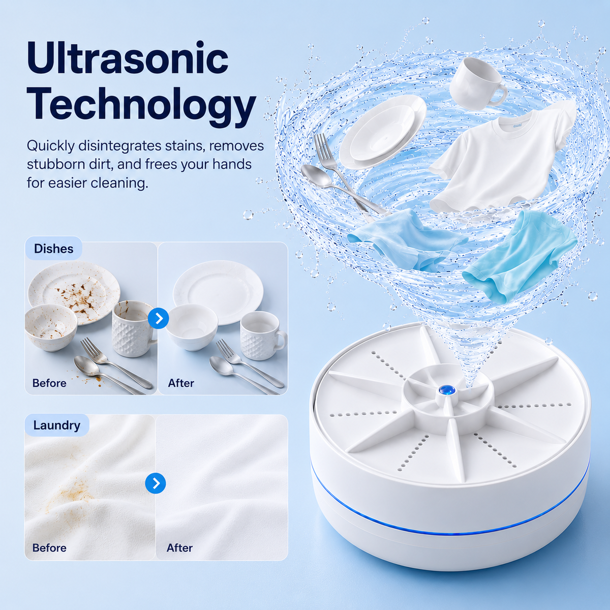 AquaPulse Mini Washer