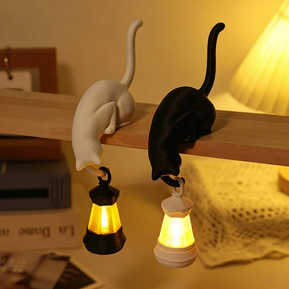 Hanging Cat Shelf Lantern