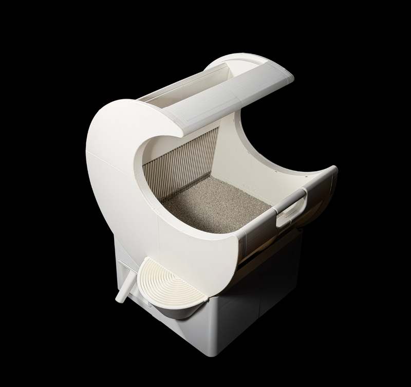 PurrPivot Spin-Clean Litter Box