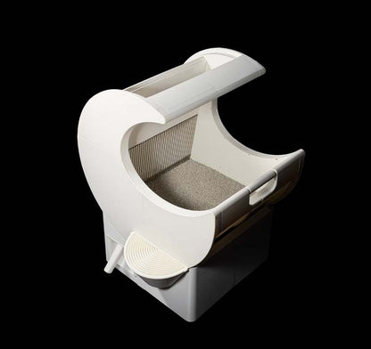 PurrPivot Spin-Clean Litter Box