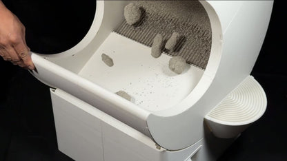 PurrPivot Spin-Clean Litter Box