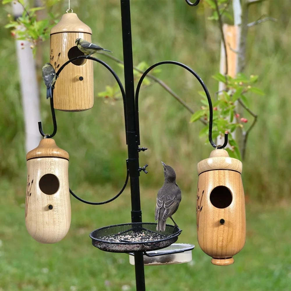 WOODEN HUMMINGBIRD HOUSE-GIFT FOR NATURE LOVERS