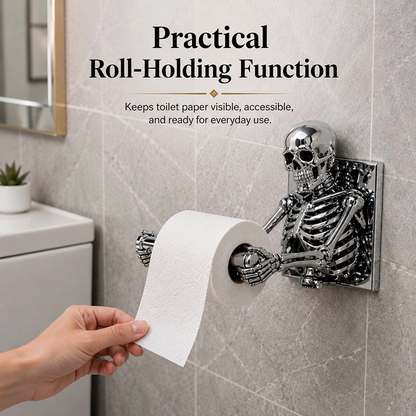 BoneKeeper 3D Skeleton Toilet Paper Holder