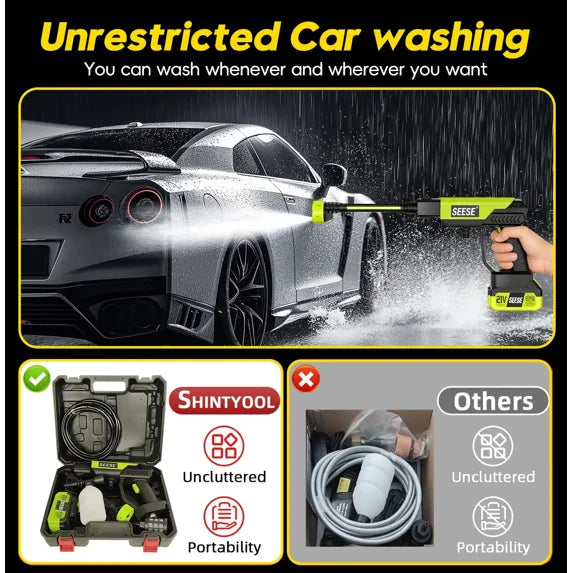 SEESE Cordless Pressure Washer (50% OFF TODAY) + Free Shipping