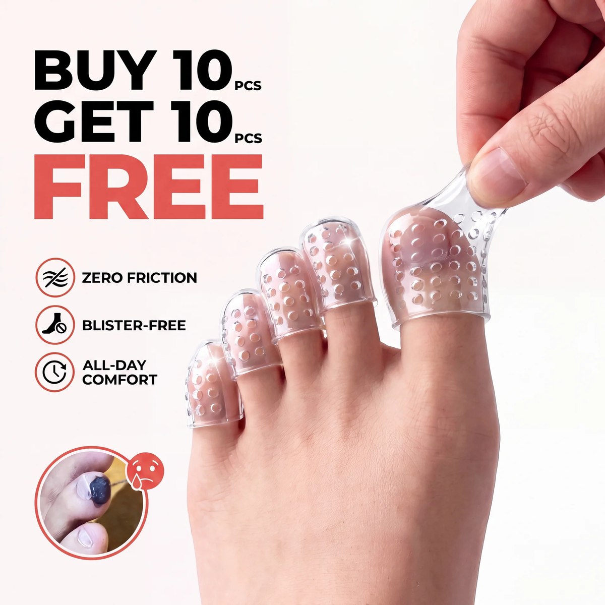 ToeHalo Gel Toe Protectors