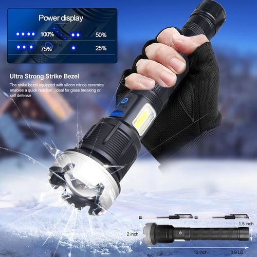 🎁 Last Day Promotion- SAVE 70% 🏠LED Rechargeable Tactical Laser Flashlight