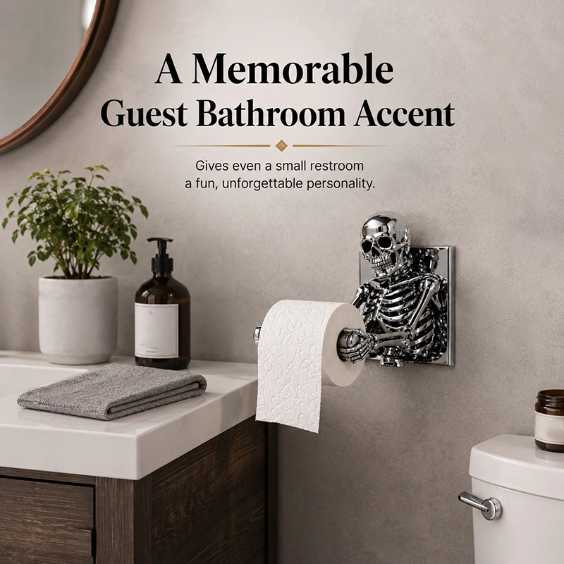 BoneKeeper 3D Skeleton Toilet Paper Holder