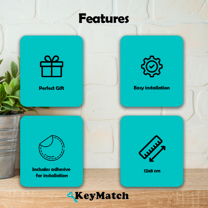 BondLink Matching Couple Keychain Set