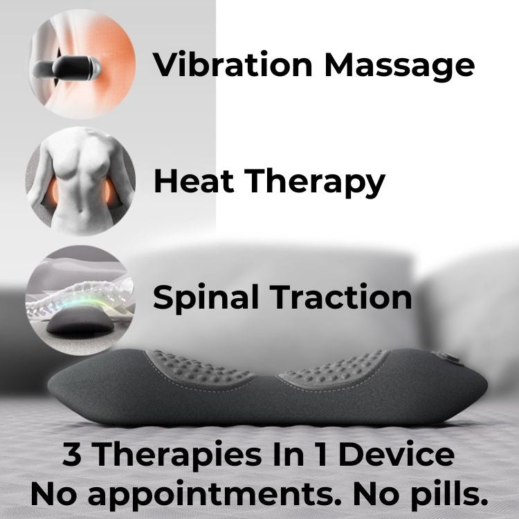 SpineRelief™ 3-in-1 Back Therapy Cushion