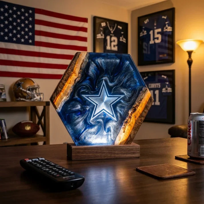 Handmade NFL Lamps