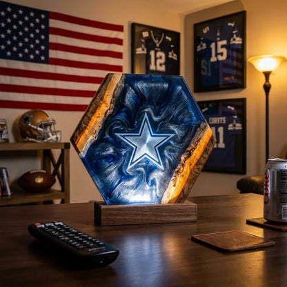 Handmade NFL Lamps