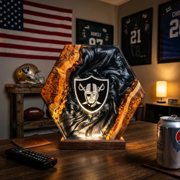 Handmade NFL Lamps