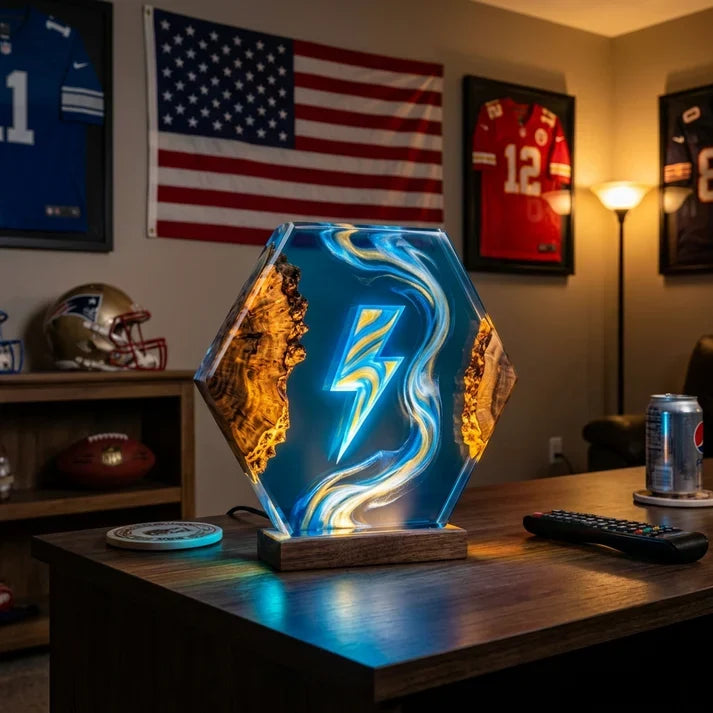 Handmade NFL Lamps