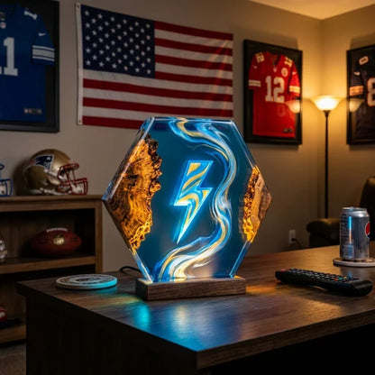 Handmade NFL Lamps