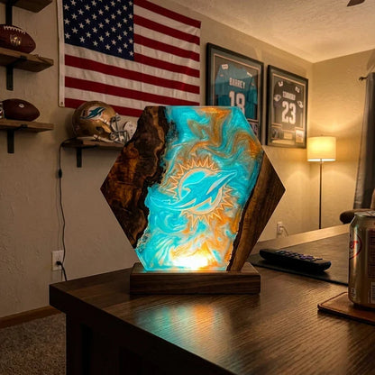 Handmade NFL Lamps