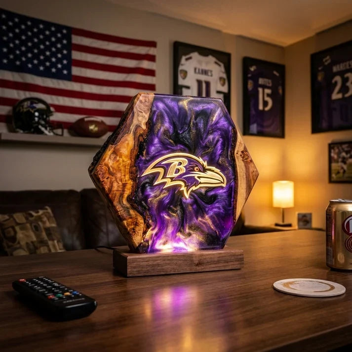 Handmade NFL Lamps