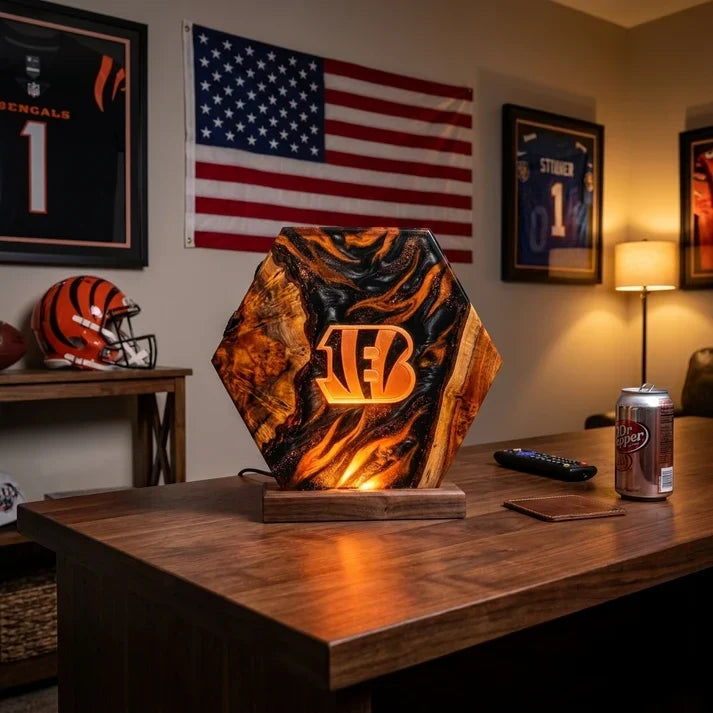 Handmade NFL Lamps