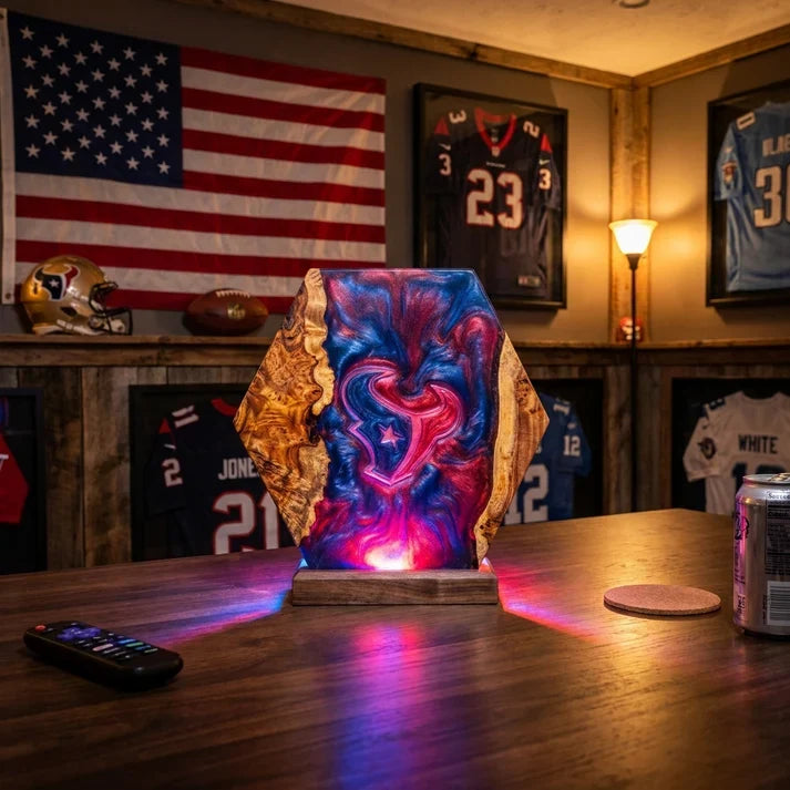 Handmade NFL Lamps