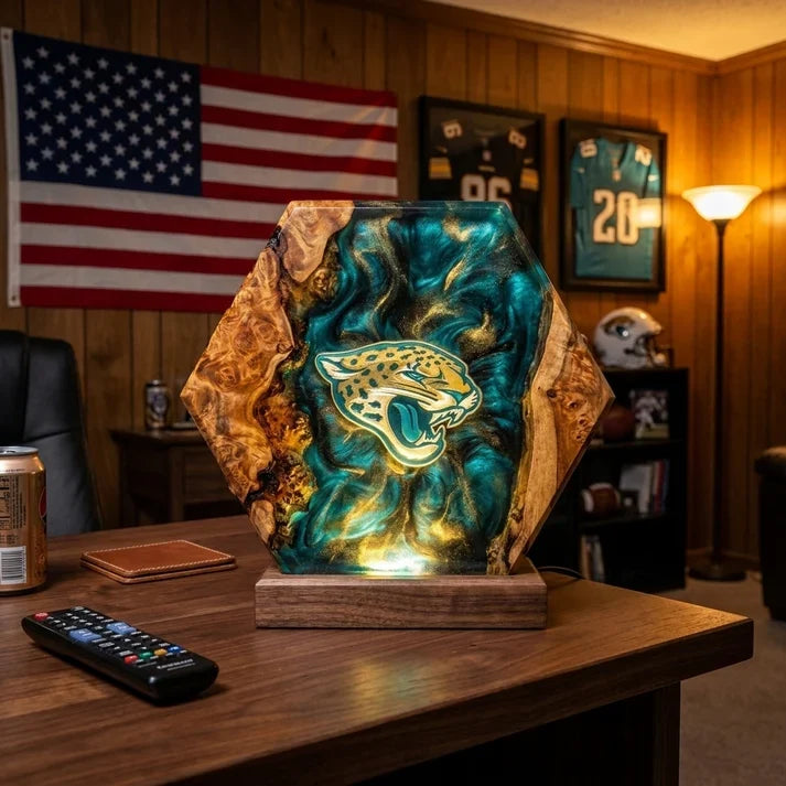 Handmade NFL Lamps