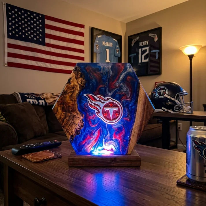 Handmade NFL Lamps