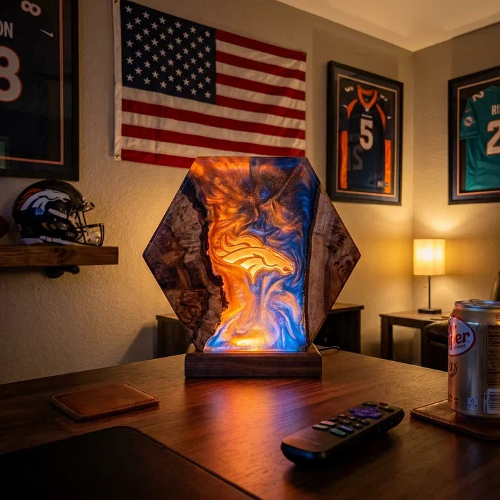 Handmade NFL Lamps