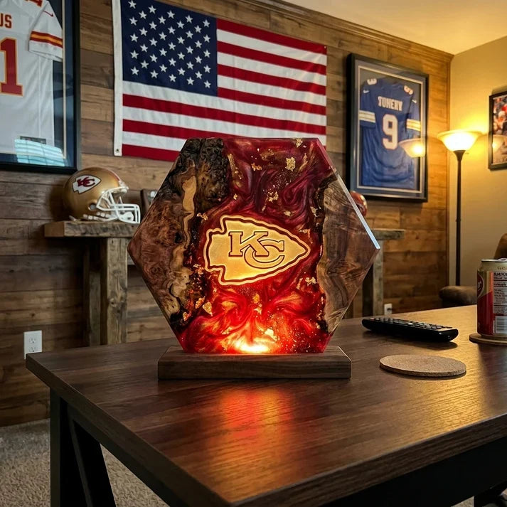 Handmade NFL Lamps
