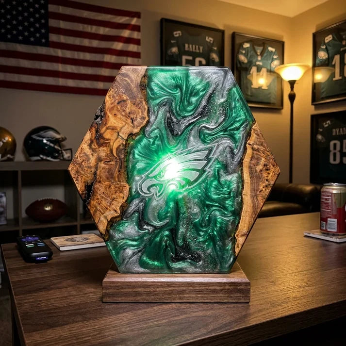 Handmade NFL Lamps