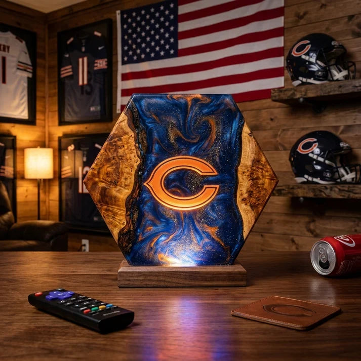 Handmade NFL Lamps