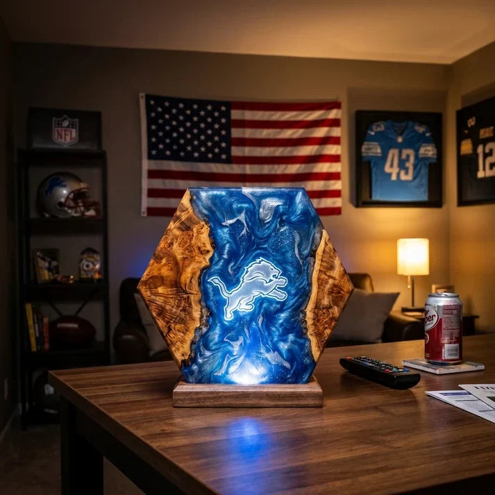 Handmade NFL Lamps