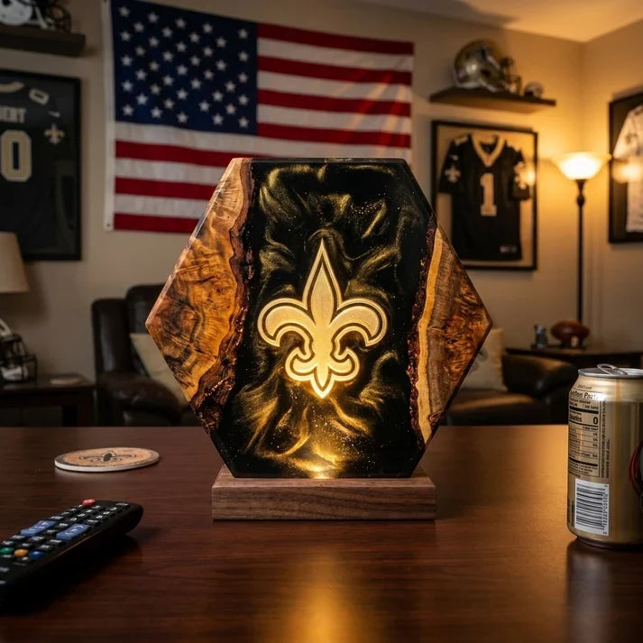 Handmade NFL Lamps