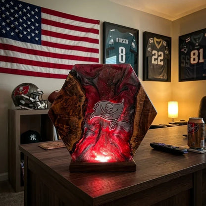 Handmade NFL Lamps