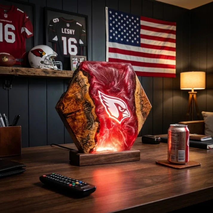 Handmade NFL Lamps