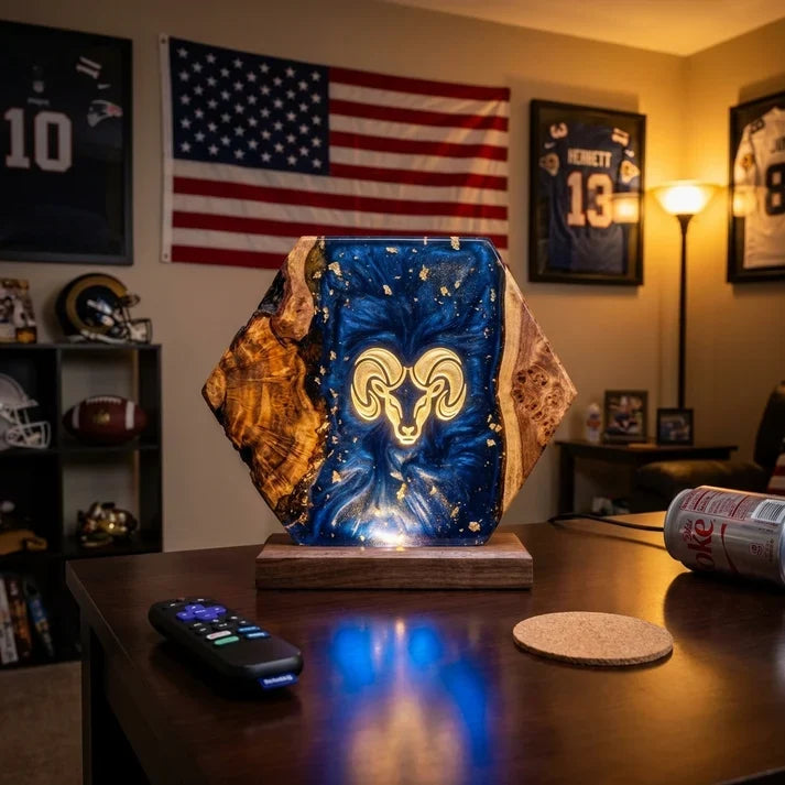 Handmade NFL Lamps