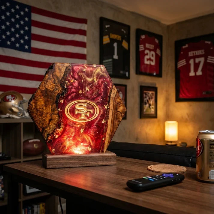 Handmade NFL Lamps