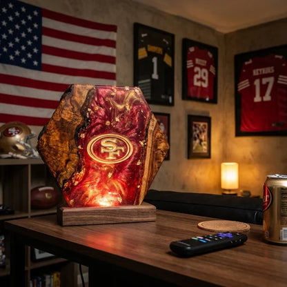 Handmade NFL Lamps