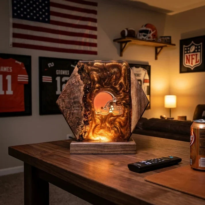 Handmade NFL Lamps