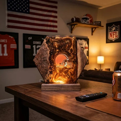 Handmade NFL Lamps